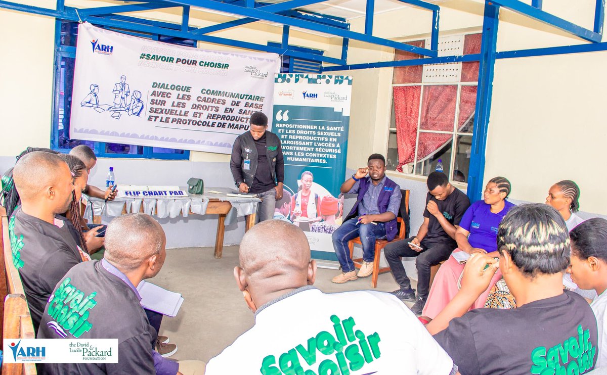 IrMihigo's tweet photo. #SavoirPourChoisir
Fière de conduire avec mes collègues de @yarhdrc ces dialogues avec les cadres des bases sur les #DSSR et le #Protocole_Maputo.
Ensemble, nous renforçons la sensibilisation et l'engagement local pour les droits des femmes et des filles.
@PackardFdn
@IpasRDC https://t.co/F43IXRQhDI