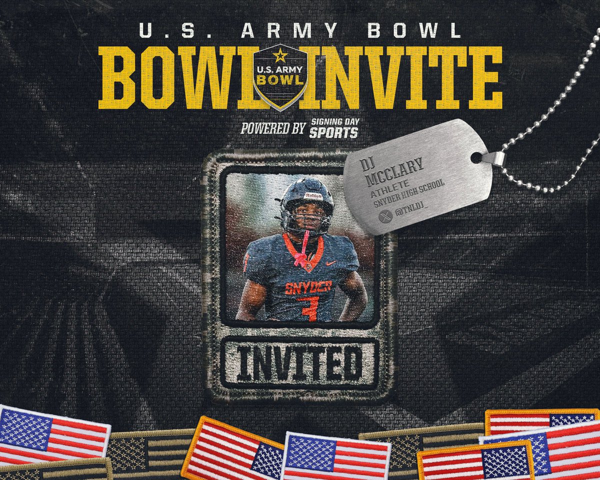 Congratulations to our ‘25 LB DJ McClary on his selection into the U.S. Army Bowl!

He adds to historic career by becoming the 1st player in Jersey City Public Schools history to be selected to  an All-American game.