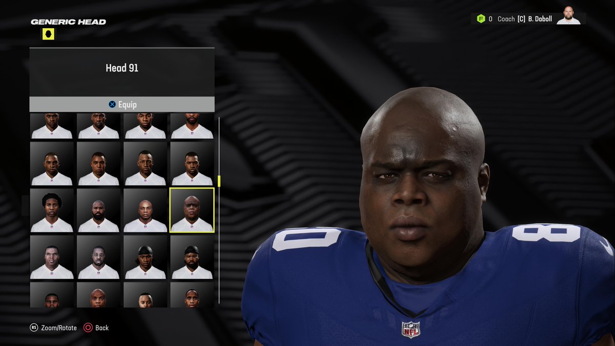 Ollie_EEE's tweet photo. @EAMaddenNFL @NFL 7th year running of the same hilariously bad faces. Immersion killer. https://t.co/WGGx77cwqM
