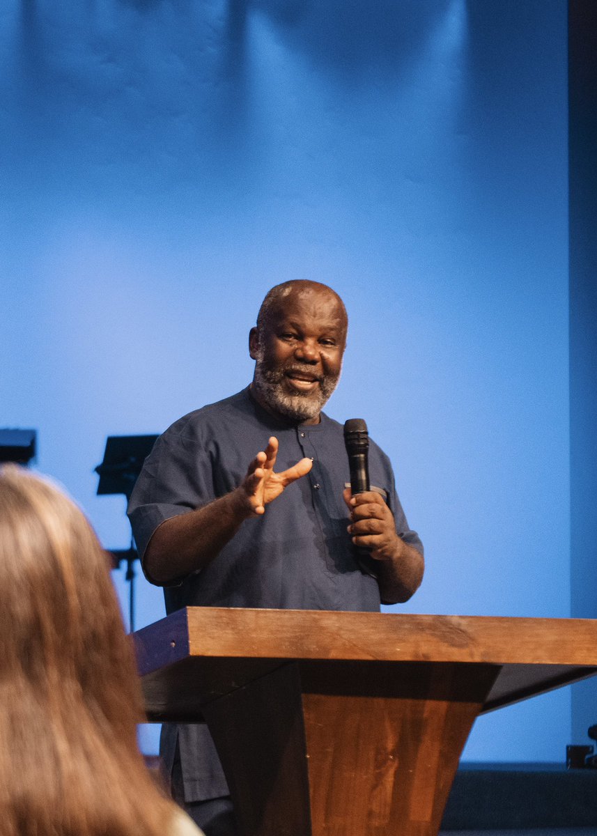 CTC_Kerrville's tweet photo. Last night, we had the honor of hearing Ernest Ehabe preach on the Lord’s Prayer🙏 His powerful message reminded us of the depth and beauty of this prayer Jesus gave us, encouraging us to draw closer to God in our daily walk. https://t.co/KNXxCgbPtW