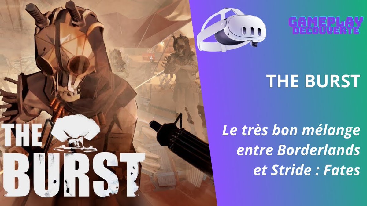 TechnoidFR's tweet photo. Petit Gameplay découverte de The Burst
Un jeu qui mélange une ambiance Borderlands et Parkour !
⬇️⬇️⬇️⬇️⬇️⬇️⬇️⬇️⬇️⬇️⬇️
https://t.co/xeogmGCg0H
#vr #MetaQuest3 #TheBurst https://t.co/U8sNlFCxcJ