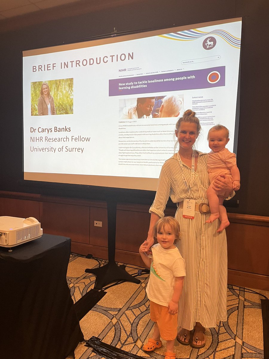 This week I attended #IASSIDD2024 Chicago. Presented my #NIHR study on #loneliness #socialconnections for #peoplewithintellectualdisabilities. Fantastic reconnecting with colleagues. Kudos to #NIHR ‘s support to bring my family &amp; <a href="/PMozzanega/">Philippe Mozzanega 🇫🇷</a> who looked after the kiddies ❤️