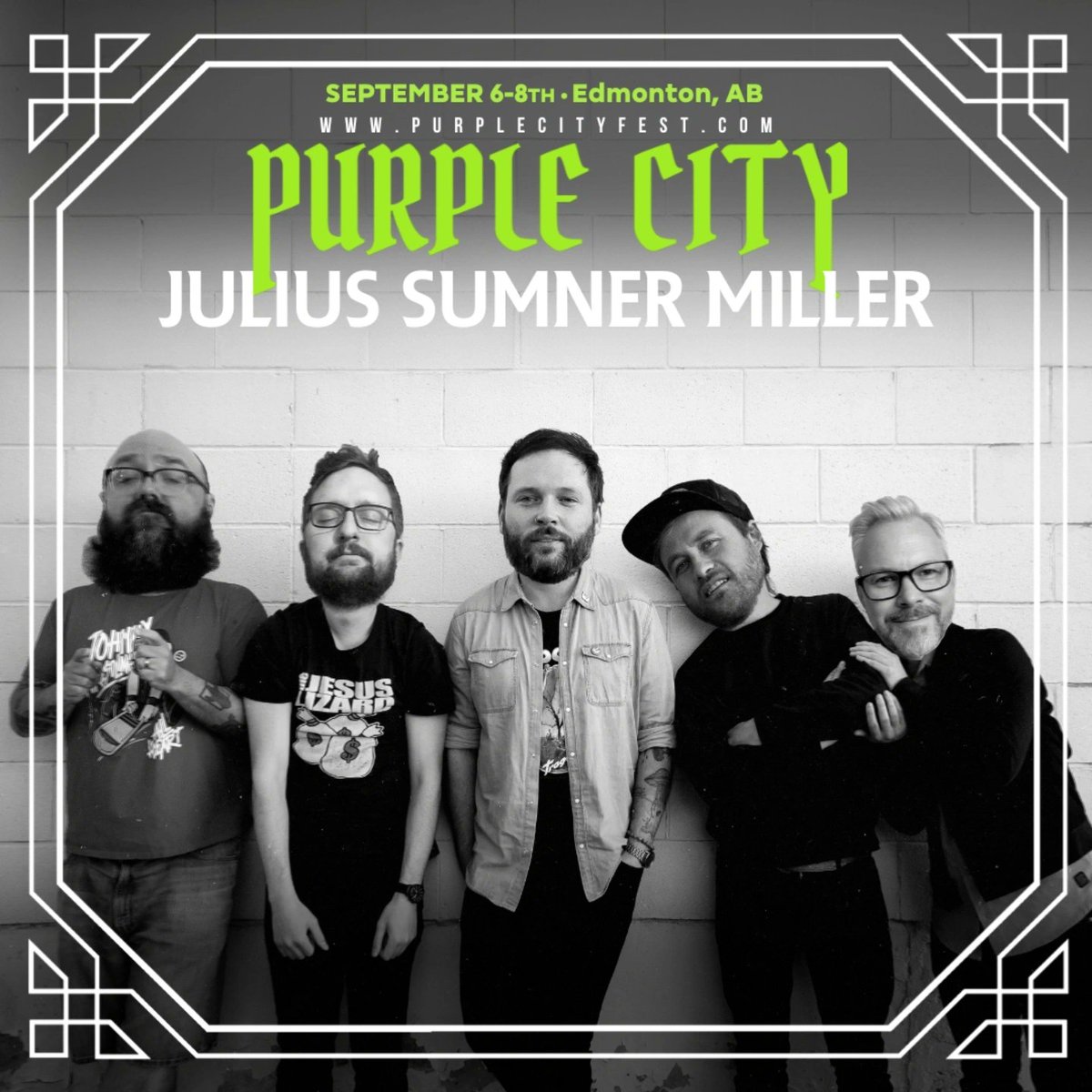 Julius Sumner Miller (@jsmband) on Twitter photo Stoked to play <a href="/purplecityfest/">PURPLE CITY MUSIC FESTIVAL</a> Sept 6th! Come party in Etown with us!
#tryitout #canadianpunk #nobodycares #Edmonton <a href="/CJSR/">CJSR 88.5 FM</a> #jsmband #juliussumnermiller Stoked to play <a href="/purplecityfest/">PURPLE CITY MUSIC FESTIVAL</a> Sept 6th! Come party in Etown with us!
#tryitout #canadianpunk #nobodycares #Edmonton <a href="/CJSR/">CJSR 88.5 FM</a> #jsmband #juliussumnermiller