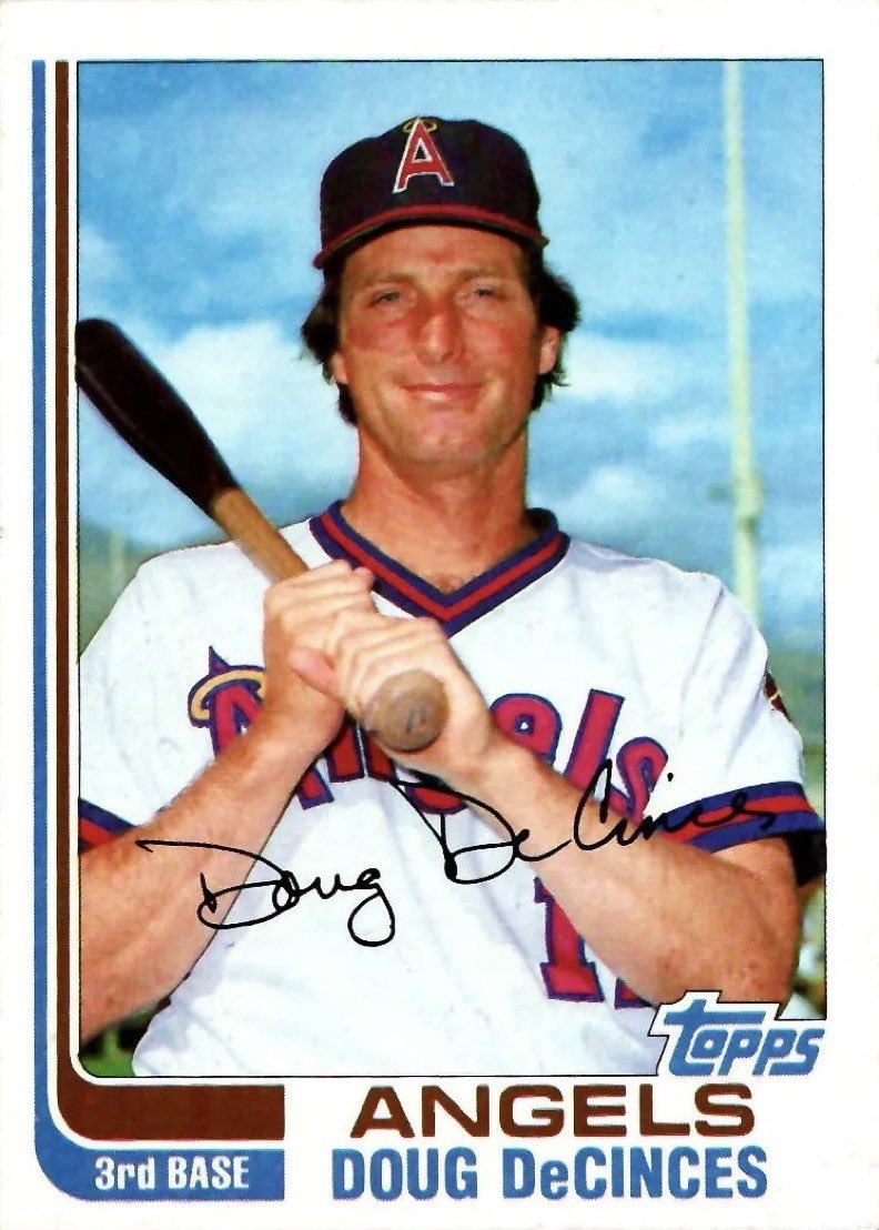 Baseball_OTD's tweet photo. 8/8/1982: On this date in 1982, California’s Doug DeCinces hit 3 home runs in a game for the second time in less than a week, leading the #Angels to a 9-5 victory over the Seattle #Mariners. DeCinces also hit 3 HRs against Minnesota on Aug. 3. #MLB #OTD #BaseballOTD #GoHalos https://t.co/6unxg7cSi2