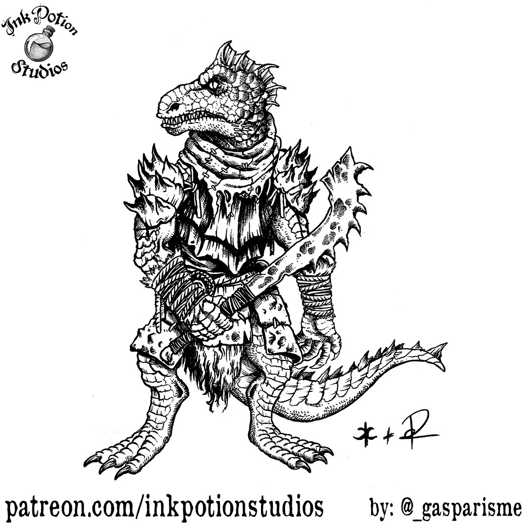 Emerging from tombs or ancient runes, The Lords of Chaos and their minions arrive!   

And this month we have experimented with something different - one artist sketches  a character, and the other inks it up!

Arts by: <a href="/Gasparisme/">Gasparisme - *COMMISSIONS OPEN!*</a> / <a href="/crawlstilho/">Carlos Castilho - AVAILABLE FOR COMMISSIONS!</a>