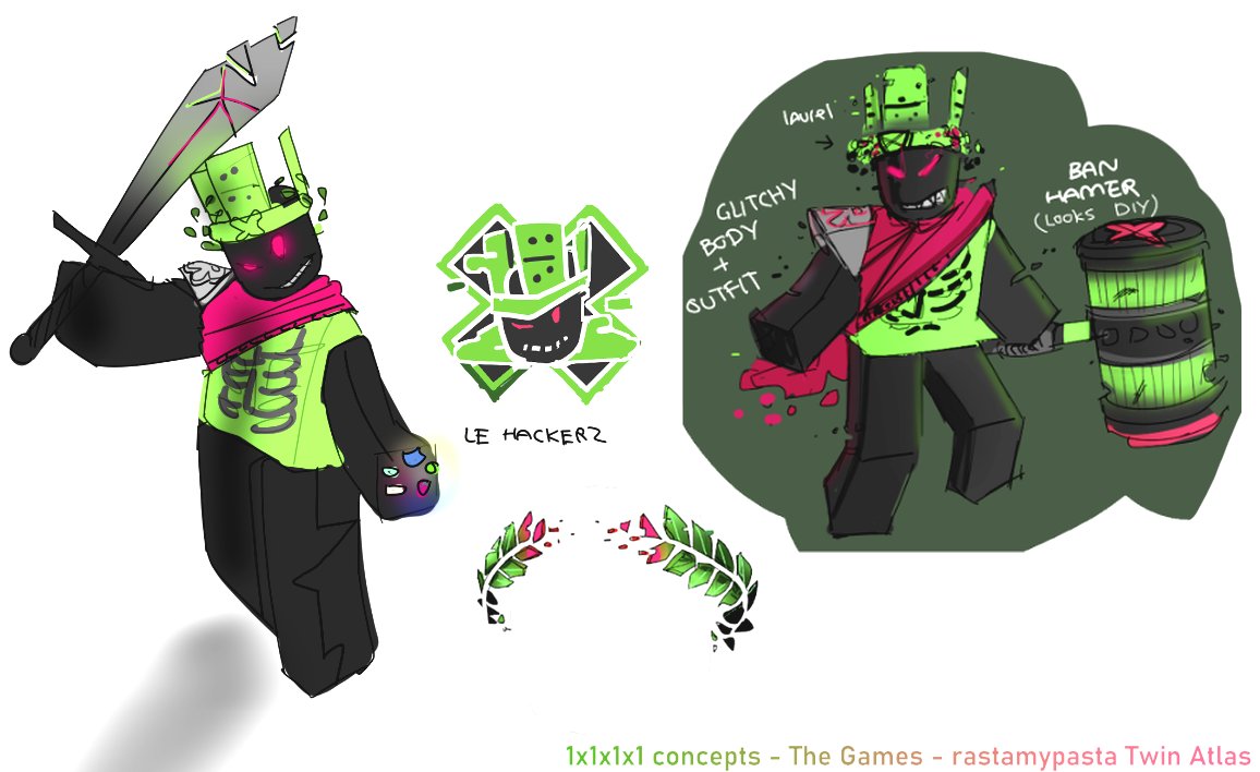 I HOPE YOU LIKED THE FIGHT! it was so COOL!!  here was my concept for 1x1's new fit - I also helped texture the items :D :D <a href="/Twin_Atlas/">Twin Atlas</a> <a href="/Roblox/">Roblox</a>