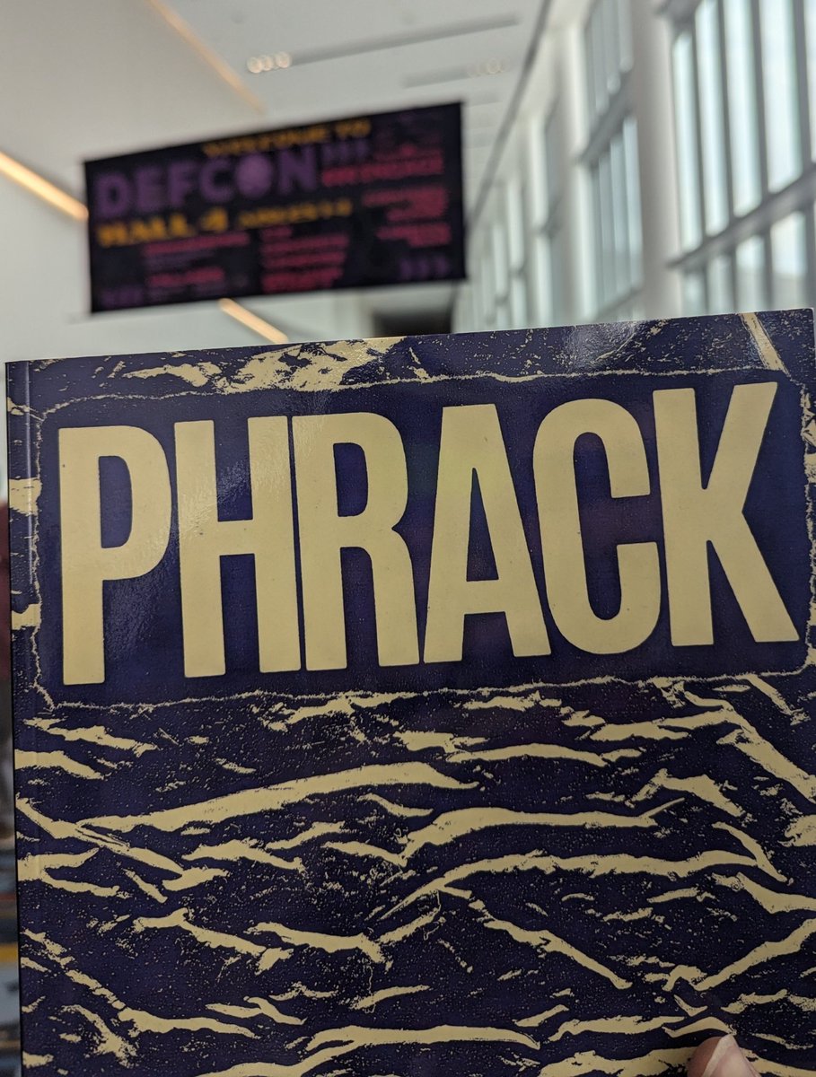 Some copies of Phrack 71 are currently available near Hall 4 at LVCC :))