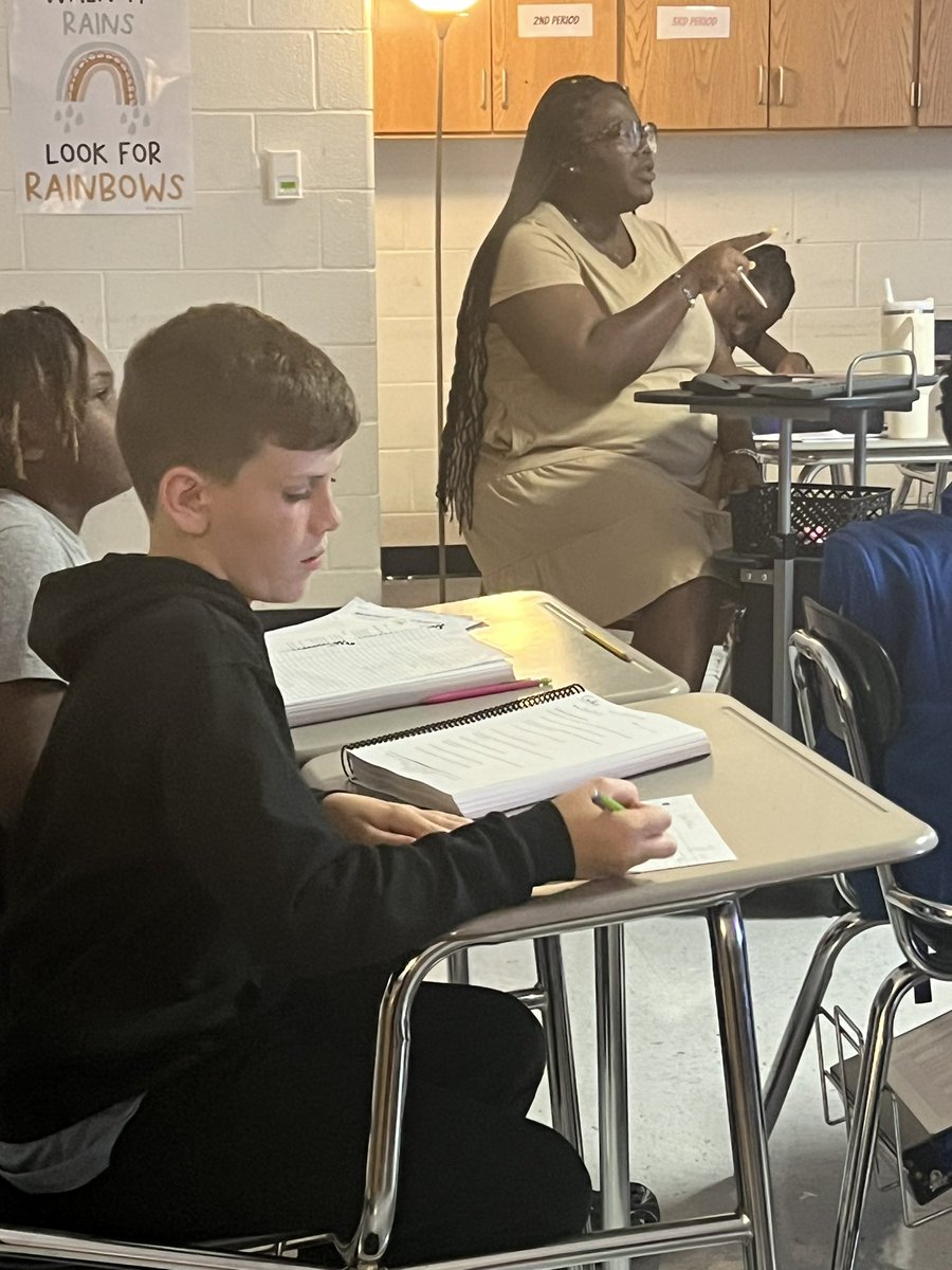BrandiceShackl1's tweet photo. Had the pleasure of experiencing @MrsAjThompson1 6th grade math class!!! https://t.co/TLRNv14S7X