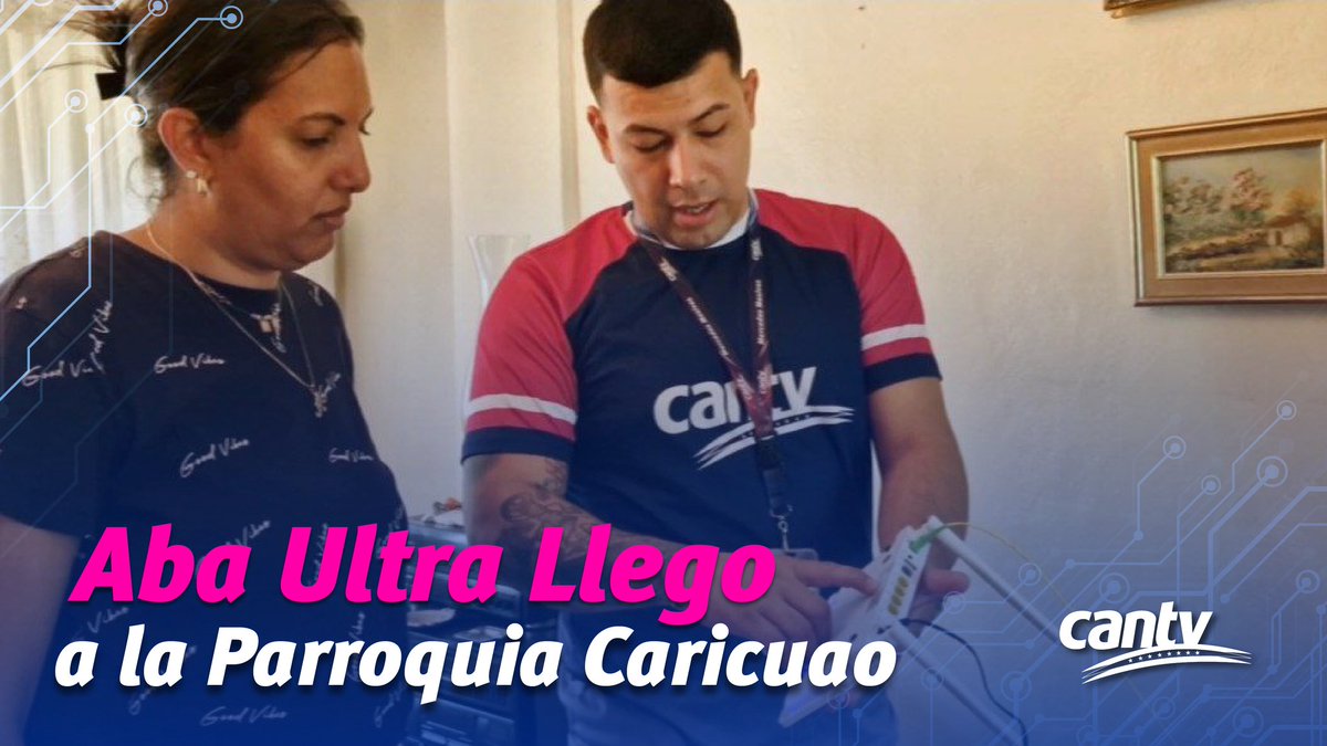 #8Ago #EnVideo Conoce los detalles de la llegada del servicio #AbaUltra, 100% fibra óptica de Cantv, a Terrazas de Mucuritas en la parroquia Caricuao de Caracas, donde la Empresa beneficia a más de 2.000 usuarios de esta localidad.

Míralo aquí 👇
 youtu.be/GGJMGGQtZRY?si…