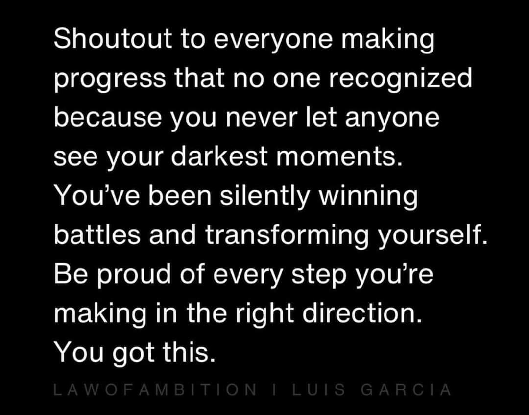 I applaud you!  Keep growing and healing!