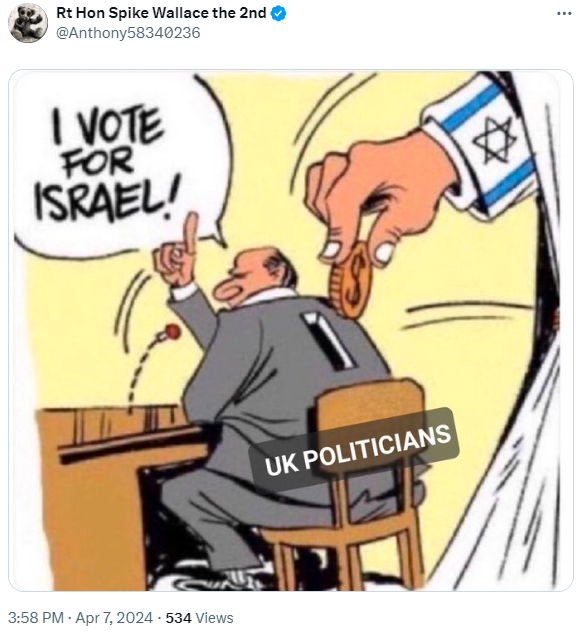 GnasherJew's tweet photo. @MediaAson @TheIHRA Alan Galbraith spreads antisemitism on X https://t.co/AWNBaXO6re