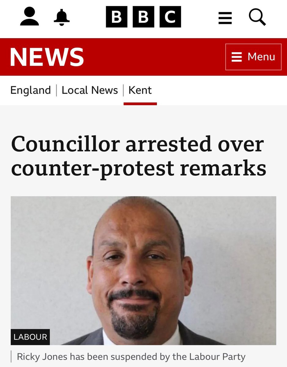 This is an interesting way of saying he incited violence by threatening to ‘cut’ people’s throats. Also, no ‘far left’ label either.