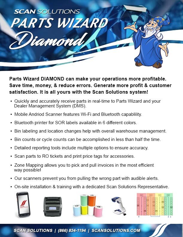scansolutions's tweet image. With Parts Wizard DIAMOND &amp;amp; Pick-it Wizard our scanners will guide you through through daily processes &amp;amp; streamline your entire department!