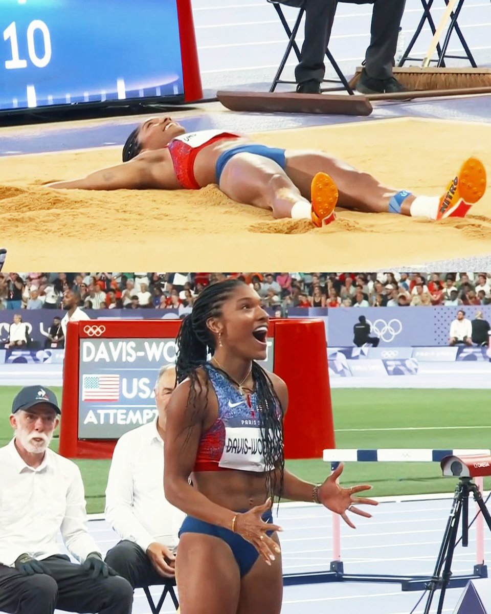 🇺🇸TARA DAVIS-WOODHALL OLYMPIC LONG JUMP CHAMPION!!