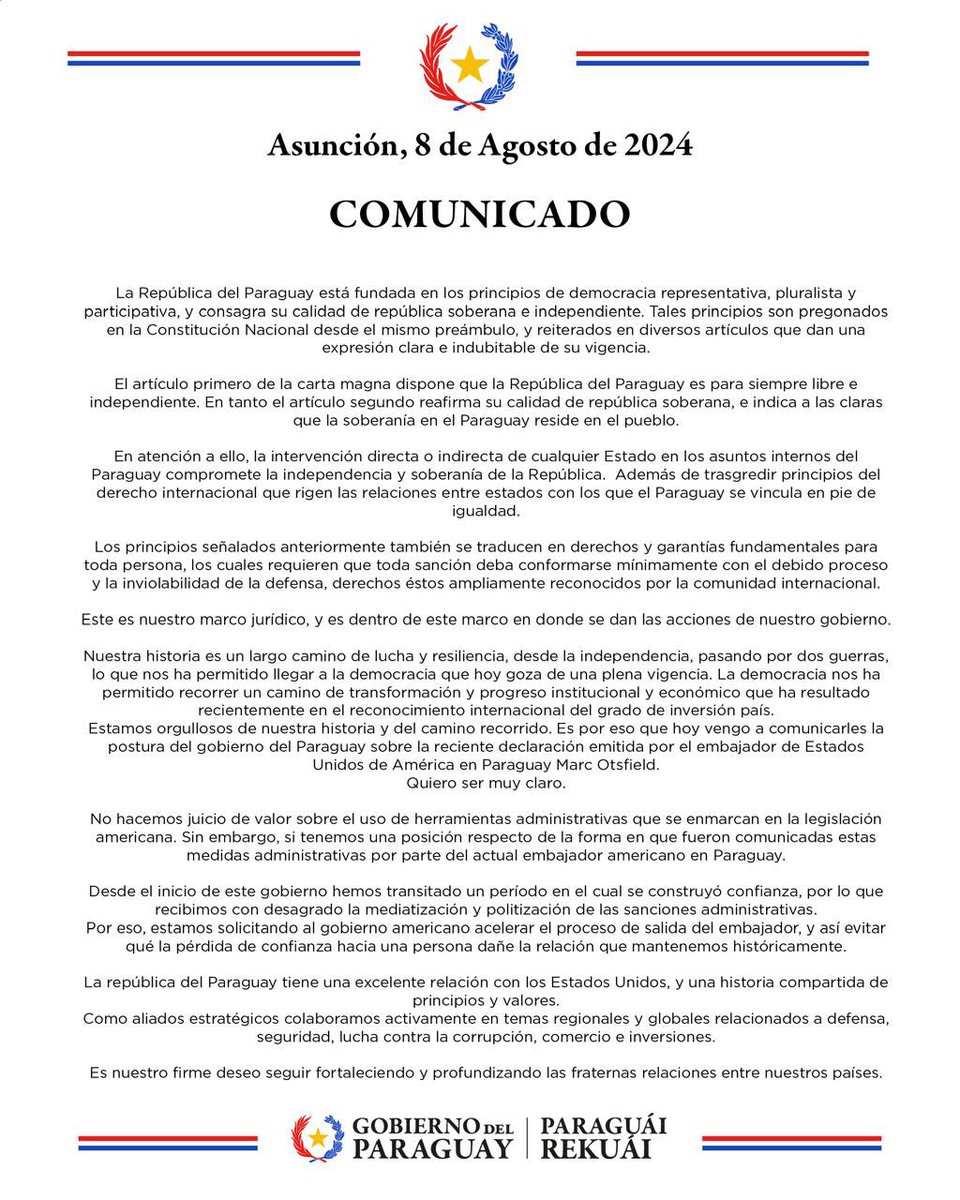 Presidencia Paraguay tweet media