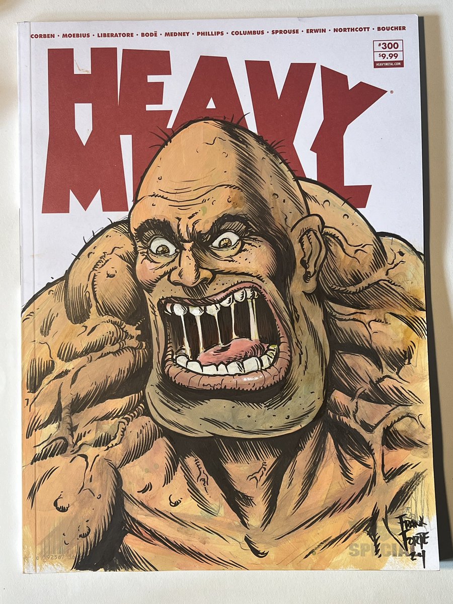 ForteComics's tweet photo. Heavy Metal sketch cover #hanoverfiste #wrightson #captainsternn #comics #sketchcover #art https://t.co/Syh1iW0FHu