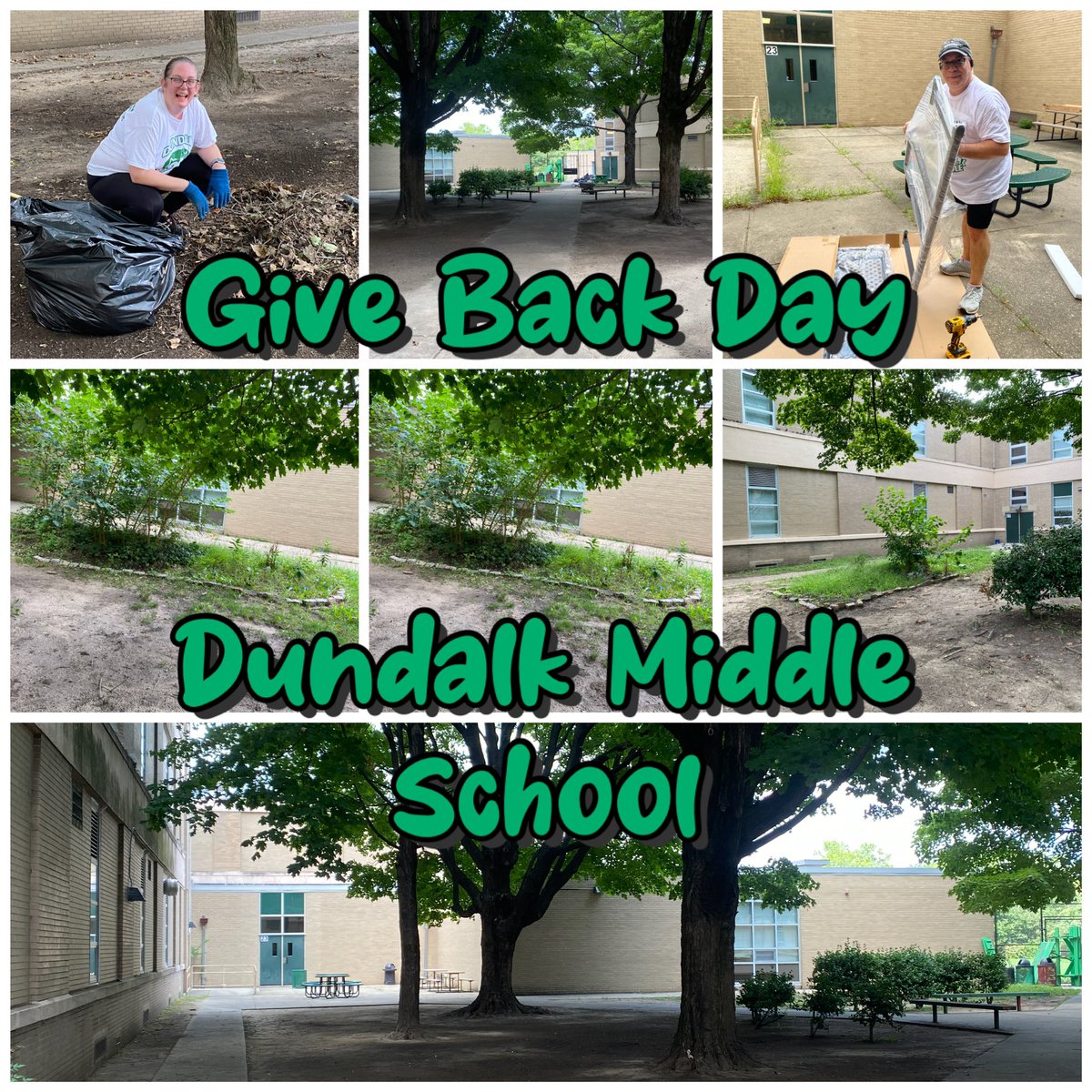 AlyshaKellie's tweet photo. What I love about working at Lowe’s, our commitment to community. We had a small team but made a HUGE impact at Dundalk Middle School. And this is just the beginning! #communityschool @Lowes @DCT0813MD @DanJRomanowski @BenitoKomadina @BaltCoPS @S_Mustipher https://t.co/kJUyD9ErE1