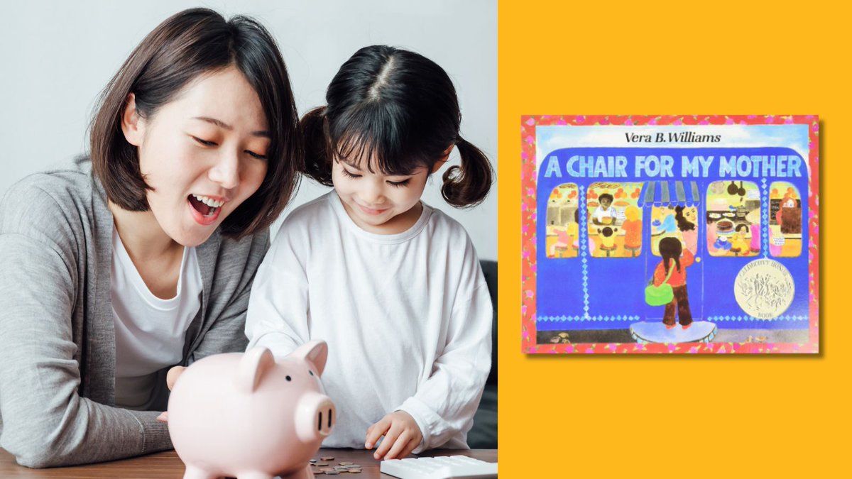 Happy #NationalDollarDay!💵 Celebrate by teaching your children about money and savings with books like "A Chair for My Mother" by Vera B. Williams. 💰

Learn more about how saving today can pave the way for their educational journey: ecs.page.link/VR46W