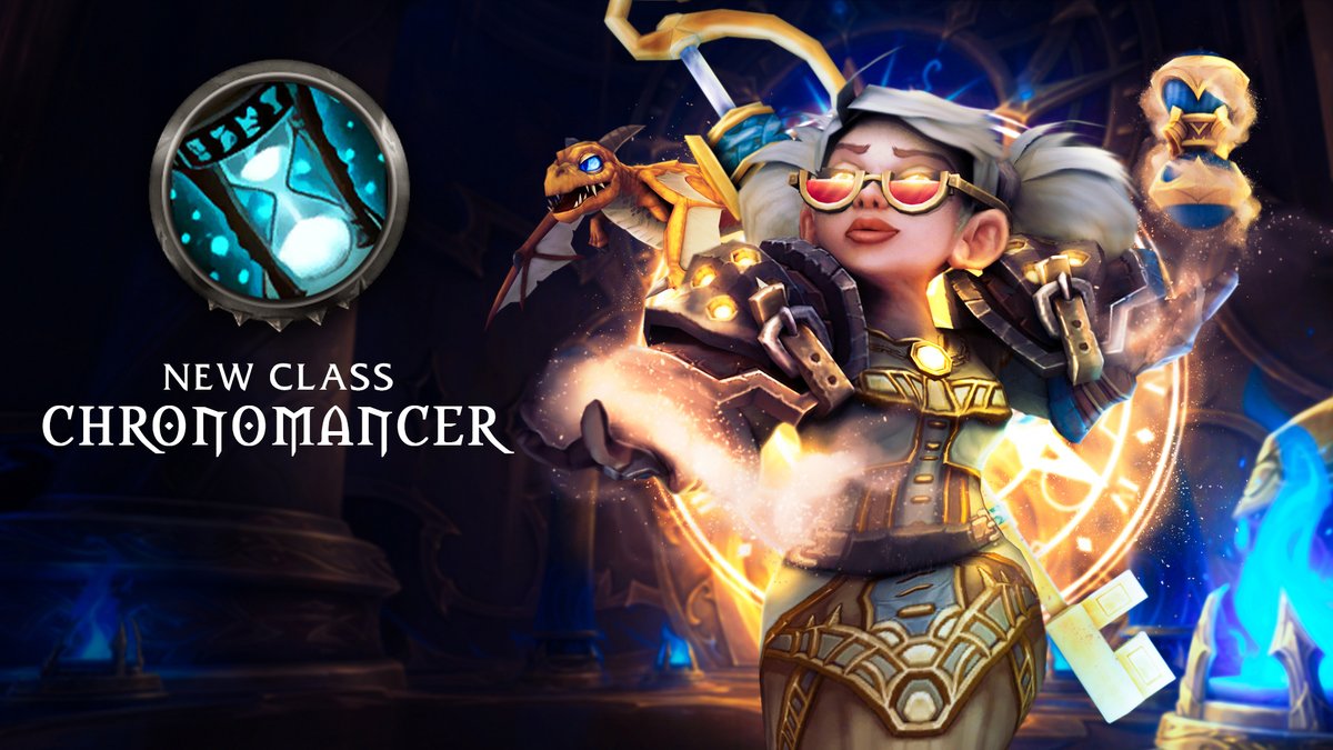 Ascensionfeed's tweet image. Turn back the clock with the Chronomancer, a utility-based spellcaster with incredible control abilities. Use blinks, slows, stuns, snares, gravity bombs, group resurrects, and more. The Chronomancer controls the battlefield with unstoppable magic.
youtube.com/watch?v=yvmzxx…