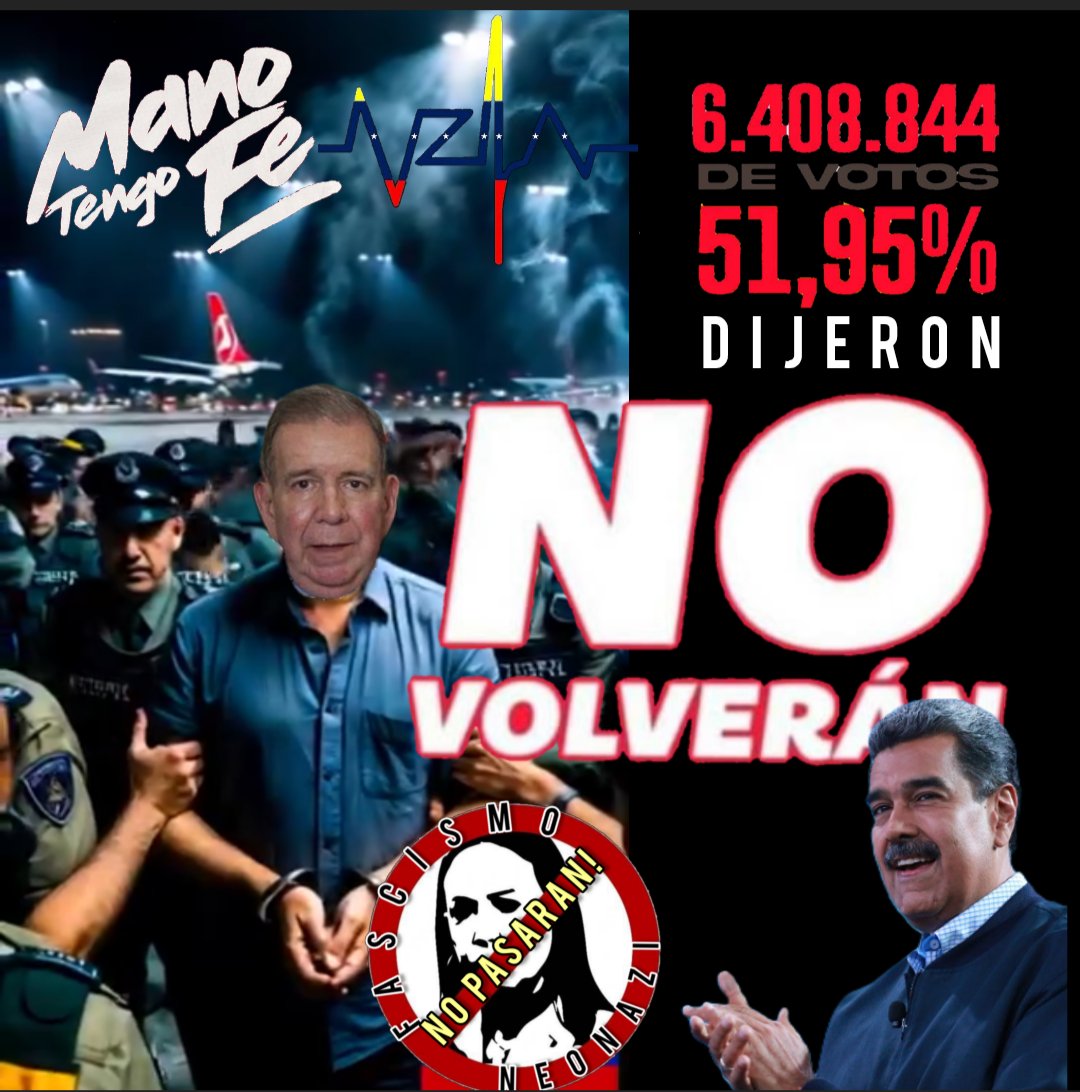 Se escapó del manicomio maricorino la sayona inhabilitada psicótica vendepatria, obsesionada con una guerra civil para entregarle la Patria a su amo gringo. NO pasará‼️ 
#VenezuelaSeRespeta