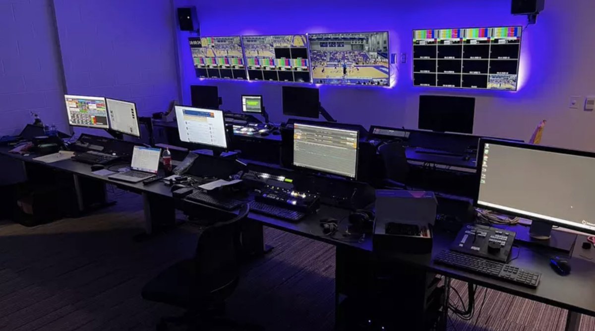 Brandon Costa (@svg_brandon) on Twitter photo This year, <a href="/JMUSports/">James Madison Athletics</a> opened a new live production control room to meet ESPN+ streaming demands following their move to the Sun Belt Conference. đź‘‘
Director of Live Productions Kelly Bowmaster offered a candid look at it at <a href="/SVGCollege/">SVG College</a> Summit.
WATCH: svgplay.sportsvideo.org/videos/inside-… This year, <a href="/JMUSports/">James Madison Athletics</a> opened a new live production control room to meet ESPN+ streaming demands following their move to the Sun Belt Conference. 👑
Director of Live Productions Kelly Bowmaster offered a candid look at it at <a href="/SVGCollege/">SVG College</a> Summit.
WATCH: svgplay.sportsvideo.org/videos/inside-…