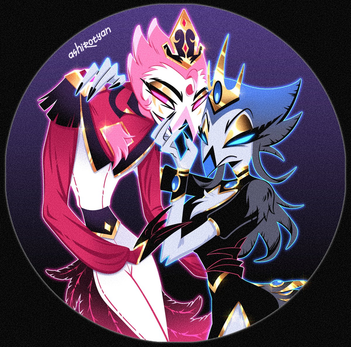 My favourite OC-couple💕✨ #MarquiseAzura #CountRose #HelluvaBoss