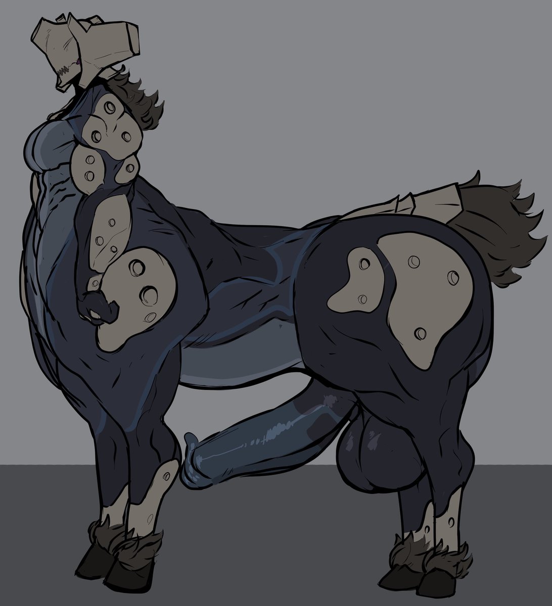 Repomorame's tweet photo. Alien centaur with pp alt https://t.co/ob3lmiqc8T