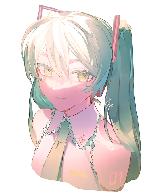 初音落書き 