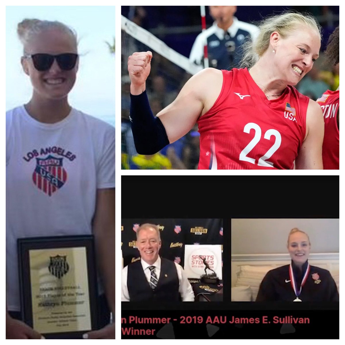 #SSDLNews - The U.S. Women’s Volleyball team advanced to the Olympic gold medal match with a win over Brazil.  USA was led by the ‘15 AAU Beach POY and 89th Sullivan Award winner, ⁦<a href="/plummdawgg/">Kathryn Plummer</a>⁩ (Kathryn Plummer), who tallied 26 points (23 kills, 2 blocks, 1 ace).