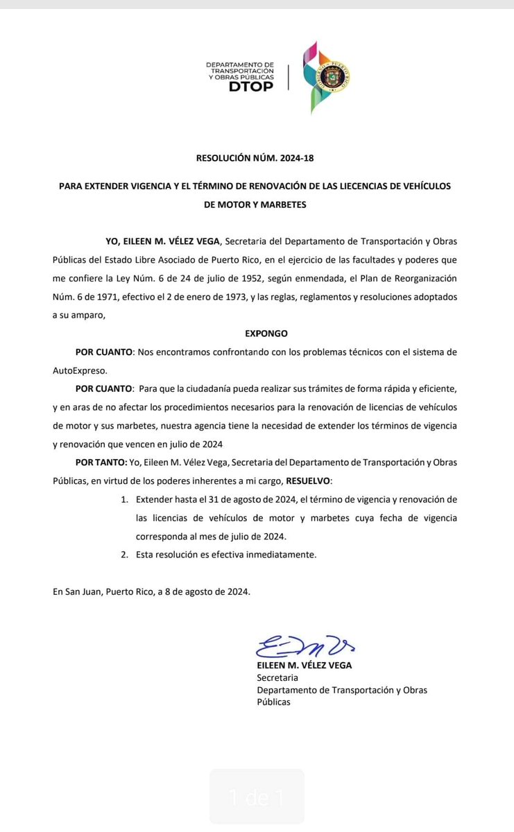 cfloresve29's tweet photo. @actprgov @DTOP @lafortalezadepr esta iniciativa es un paso. Pero se limitaron al mes de julio, cuando el problema viene desde mayo o junio. Deben ser más considerados y poner todo en hold hasta que se resuelva el problema. Limitarlo al mes de julio, no resuelve solo a un grupo. https://t.co/wOb86fG8g3