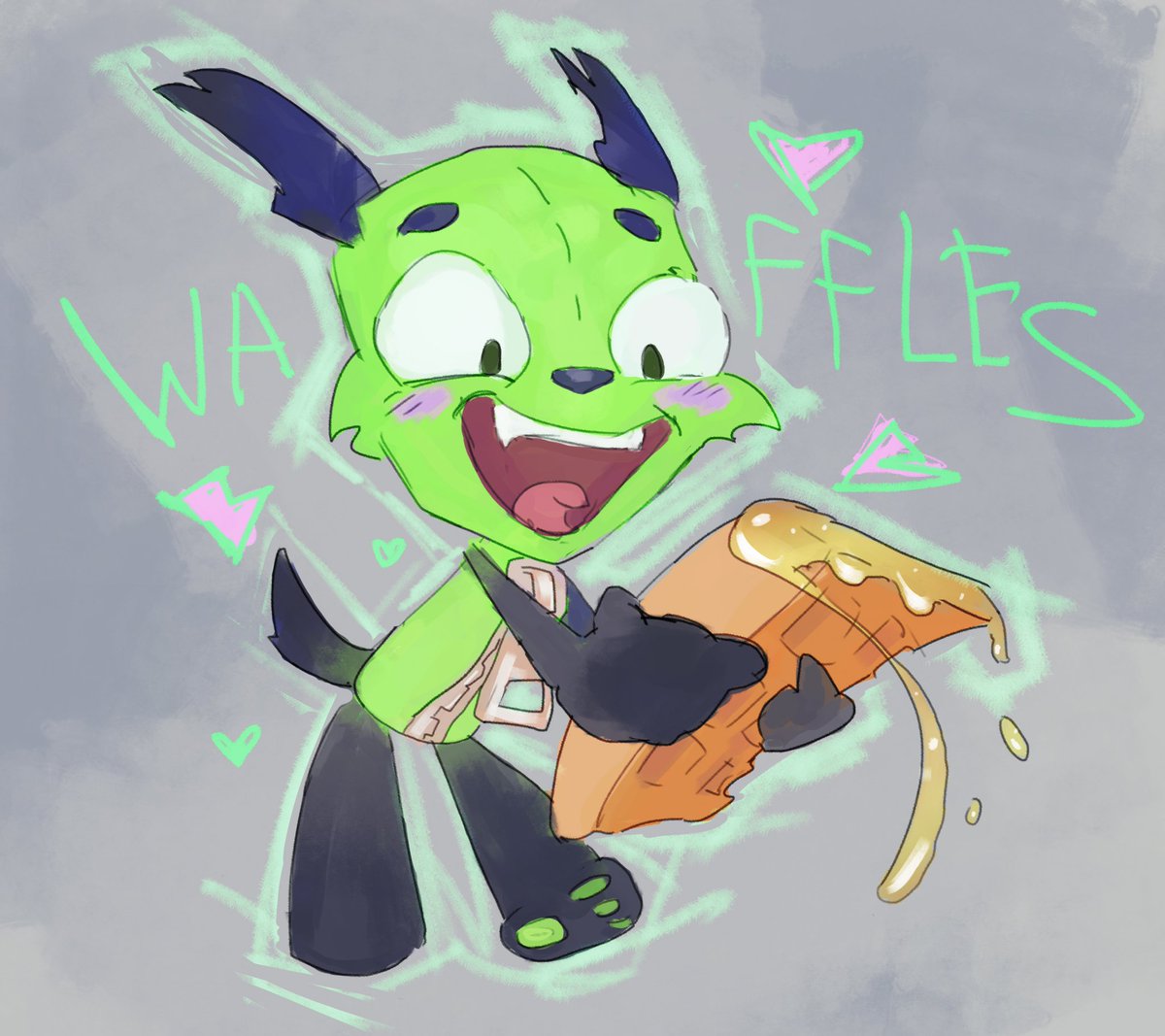 Tiny🦉✨OPEN✨ (@featherycomrade) on Twitter photo Art trade with <a href="/popinakcz_cz/">💜popinakcz💜</a> >w< had lots of fun drawing Gir 💚🖤💚 #invaderzim #gir #arttrade Art trade with <a href="/popinakcz_cz/">💜popinakcz💜</a> >w< had lots of fun drawing Gir 💚🖤💚 #invaderzim #gir #arttrade