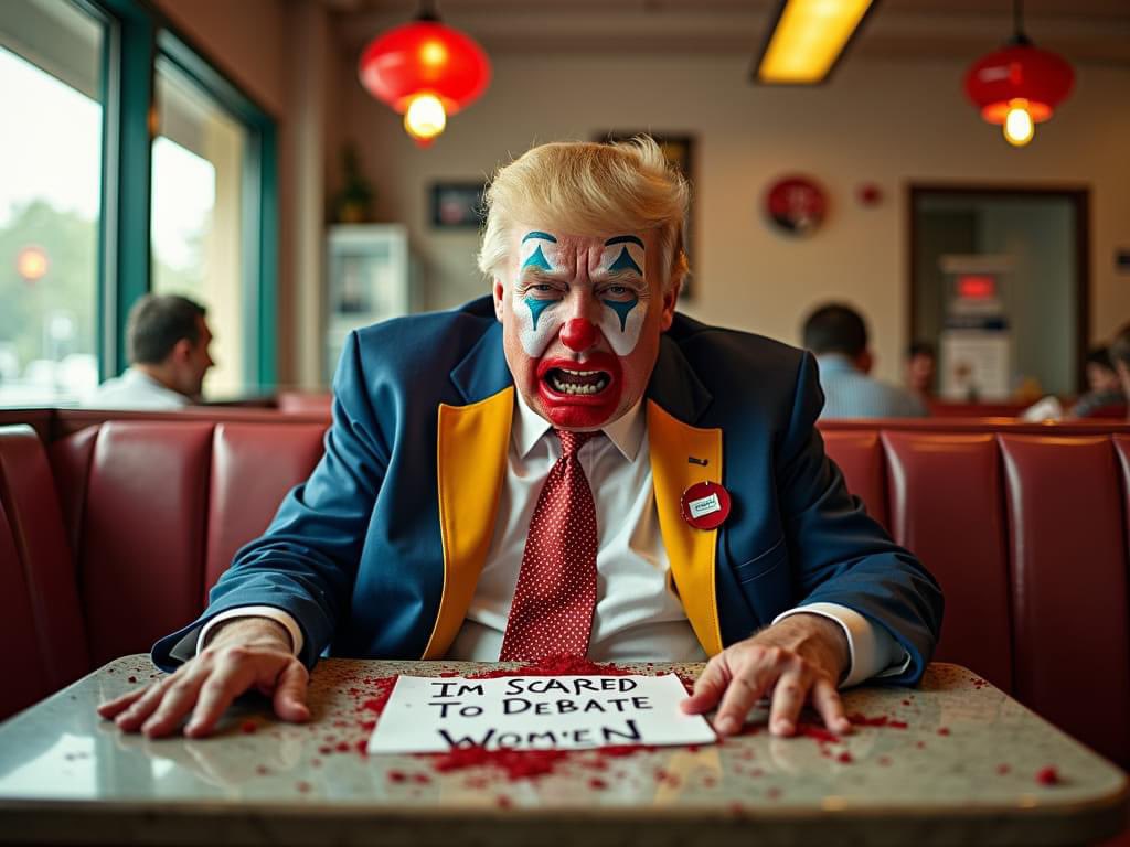 BridgeKD's tweet photo. @lobbymontreal J’ai vraiment hâte au débat pour que Trump perde la face. https://t.co/kpQE3mYnKZ