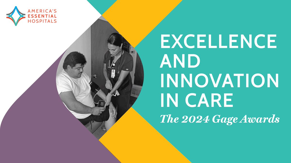 Dive into projects honored with 2024 #GageAwards. Discover #EssentialHospital innovations in mental health, obstetric care, ED throughput, chronic condition management, &amp; more in our illustrated guide. <a href="/MedStarWHC/">MedStar Washington</a> <a href="/HennepinHC/">Hennepin Healthcare</a> <a href="/harrishealth/">Harris Health</a> <a href="/utmbhealth/">UTMB Health</a> bit.ly/3Yxm9L2