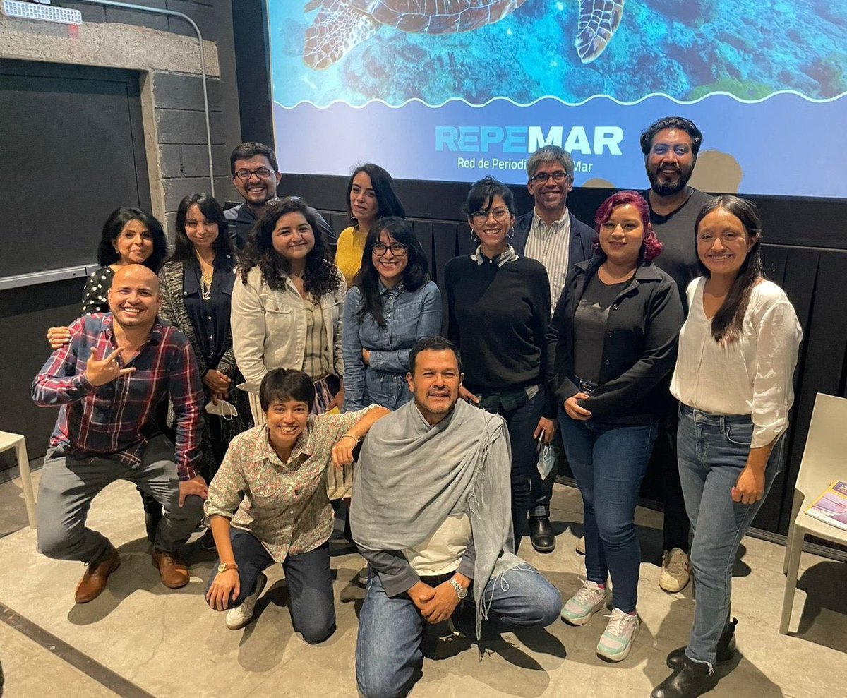 RepemarMX's tweet photo. ¡Por fin! Nos estamos estrenando en X. 

Somos la Red de Periodismo del Mar (#Repemar) conformada por más de 40 periodistas del noroeste, centro y sureste de México. Nuestro objetivo es informar sobre temas ambientales, principalmente marinos y costeros 🐬📰 Síguenos para más. https://t.co/fufftJM5cw