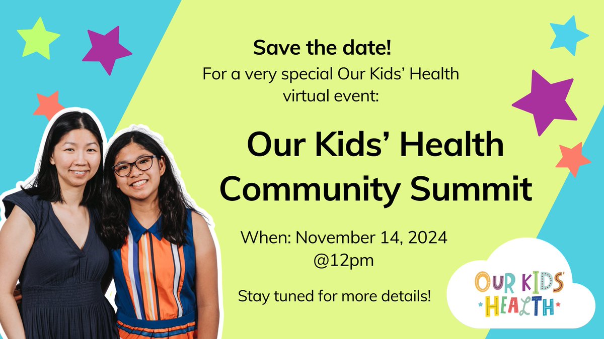 Our Kids' Health (@our_kidshealth) on Twitter photo Save the date! 🗓️ Join us for the virtual Our Kids' Health Community Summit on November 14th at 12 PM ET via Zoom.
<a href="/Arabic_KH/">Arabic Kids’ Health | صحة الأطفال بالعربي</a>
<a href="/HispanicKH/">Hispanic Kids’ Health</a>
<a href="/CantoneseKH/">Cantonese Kids’ Health</a>
<a href="/MandarinKH/">Mandarin Kids’ Health</a>
<a href="/BlackKidsHealth/">Black Kids’ Health</a>
<a href="/FilipinoKH/">Filipino Kids’ Health</a>
<a href="/Ukrainian_KH/">Ukrainian Kids’ Health</a>
<a href="/InuitKH/">Inuit Kids’ Health</a>
<a href="/PunjabiKidsHth/">Punjabi Kids’ Health | ਪੰਜਾਬੀ ਕਿਡਜ਼ ਹੈਲਥ</a>
<a href="/TamilKidsHealt2/">Tamil Kids' Health</a>
<a href="/RipudamanMinhas/">Dr. Ripudaman S. Minhas MD MPH</a>
Stay tuned Save the date! 🗓️ Join us for the virtual Our Kids' Health Community Summit on November 14th at 12 PM ET via Zoom.
<a href="/Arabic_KH/">Arabic Kids’ Health | صحة الأطفال بالعربي</a>
<a href="/HispanicKH/">Hispanic Kids’ Health</a>
<a href="/CantoneseKH/">Cantonese Kids’ Health</a>
<a href="/MandarinKH/">Mandarin Kids’ Health</a>
<a href="/BlackKidsHealth/">Black Kids’ Health</a>
<a href="/FilipinoKH/">Filipino Kids’ Health</a>
<a href="/Ukrainian_KH/">Ukrainian Kids’ Health</a>
<a href="/InuitKH/">Inuit Kids’ Health</a>
<a href="/PunjabiKidsHth/">Punjabi Kids’ Health | ਪੰਜਾਬੀ ਕਿਡਜ਼ ਹੈਲਥ</a>
<a href="/TamilKidsHealt2/">Tamil Kids' Health</a>
<a href="/RipudamanMinhas/">Dr. Ripudaman S. Minhas MD MPH</a>
Stay tuned