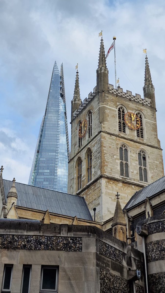 Old and new, standing gracefully together. 
#London