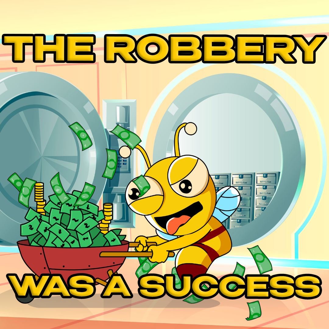 BeeVerseDAO's tweet photo. Forest bank chief sounds alarm 🚨🚨🚨

Unknown thief cleared out safe that held NCTR's entire forest reserve 💰

Bank guards claim there was only one robber, but his identity is unknown...👤

#sol #solana #wallet #drop #giveaway #memecoin #crypto #shill https://t.co/IDDr1ZffcA