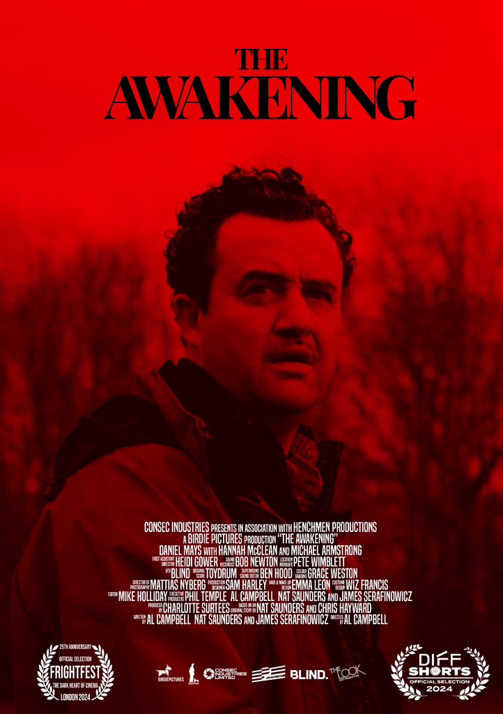 So our horror short, #TheAwakening, has been selected to screen at <a href="/FrightFest/">FrightFest</a>'s 25th anniversary festival this month. Can't wait for people to see it!
frightfest.co.uk/LondonFilms202…