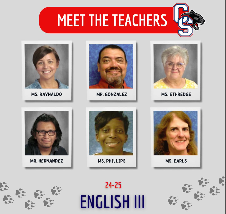 CySpringsHS's tweet photo. Meet your English teams at CSHS! https://t.co/EbJsWY2Zj9
