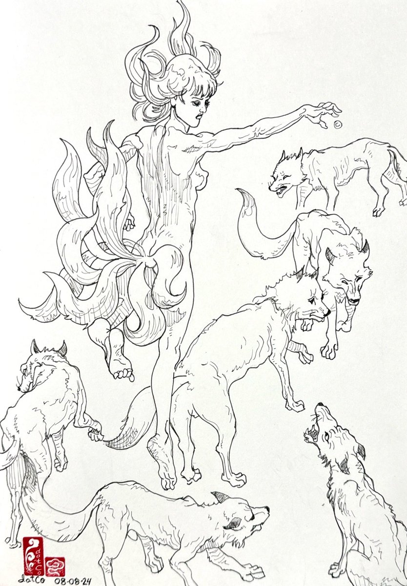 Gm 
Pen and ink study 

#gottagetbetter #drawing #sol #solana #sketch #sketchbook #art #penandink #inkdrawing