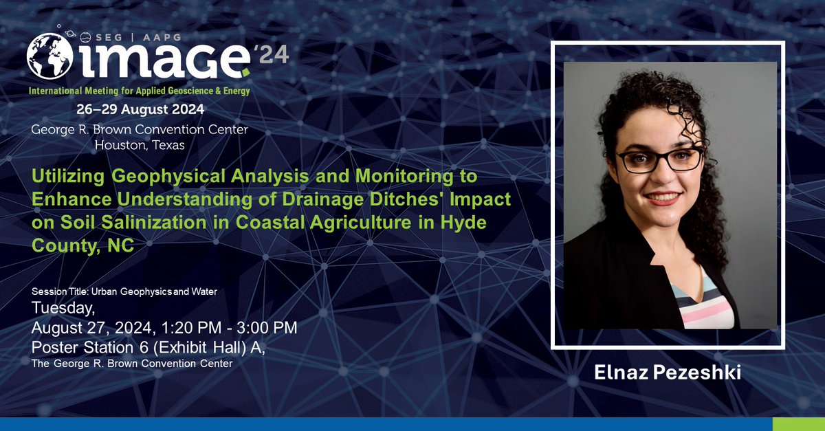 If you're attending IMAGE24, please stop by my poster, I’d love to discuss my research and get valuable feedback. My work focuses on #hydrogeophysics, #hydrology, #NSG near-surface geophysics, and #agriculture—areas that I believe will interest many researchers in these fields.