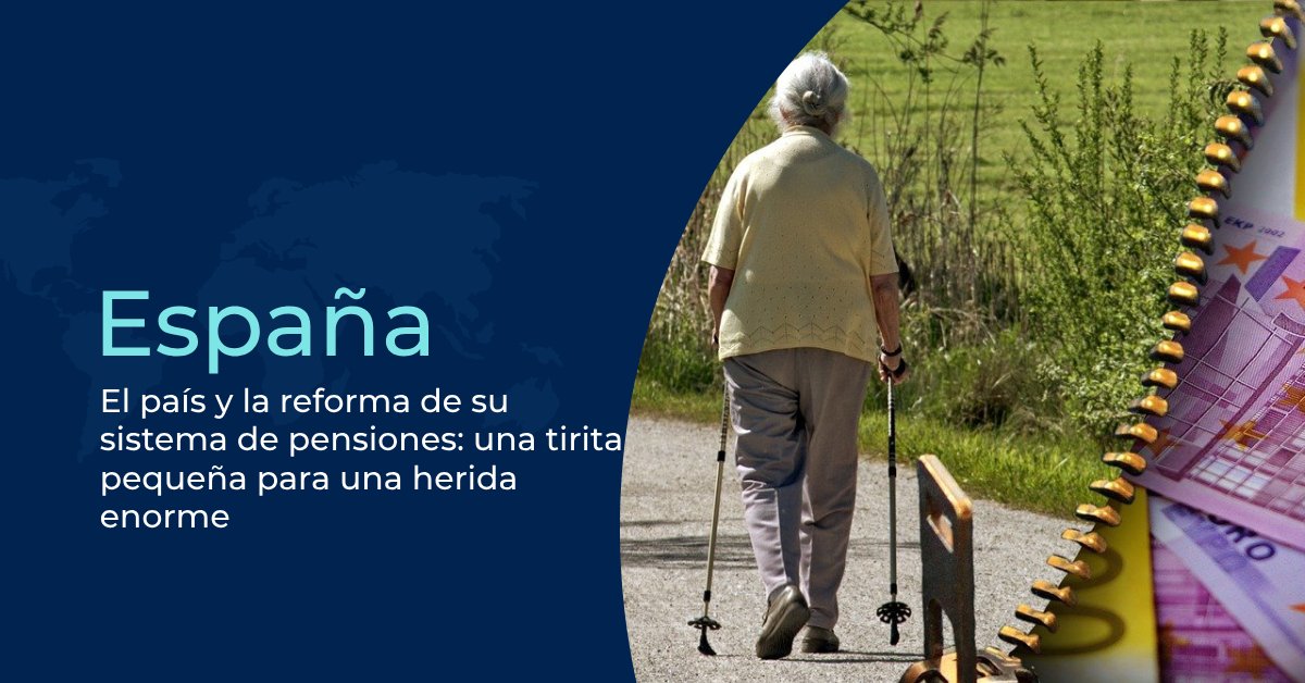 👉 #España: El país y la reforma de su sistema de pensiones: una tirita pequeña para una herida enorme.

▶️ fiapinternacional.org/espana-el-pais…