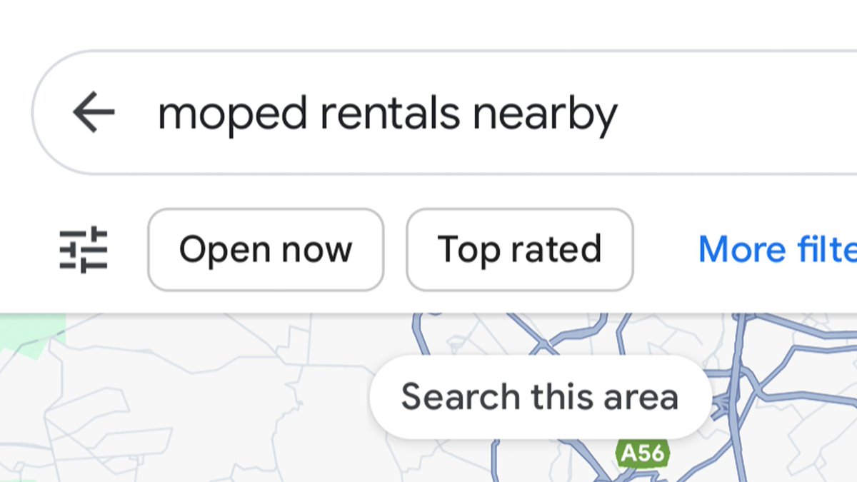Google Maps tweet media