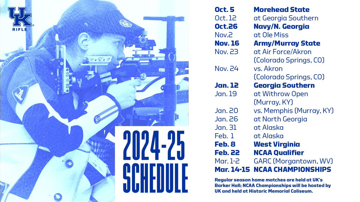 It’s here! The 2024-25 schedule is set!

#BBN, go ahead and block out March 14-15 because we’ll need you at Historic Memorial Coliseum!