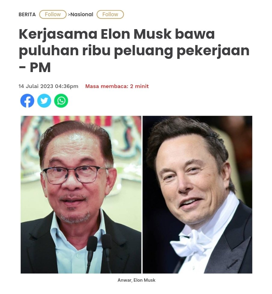 Solisidtor's tweet photo. Macam tu je Mas Elon game PM kita. Yalah, masa meeting dengan PM kita pun dia boleh main twitter. Nampak sgt dia tak respect pun PM kita. https://t.co/D0u2XxqYhg