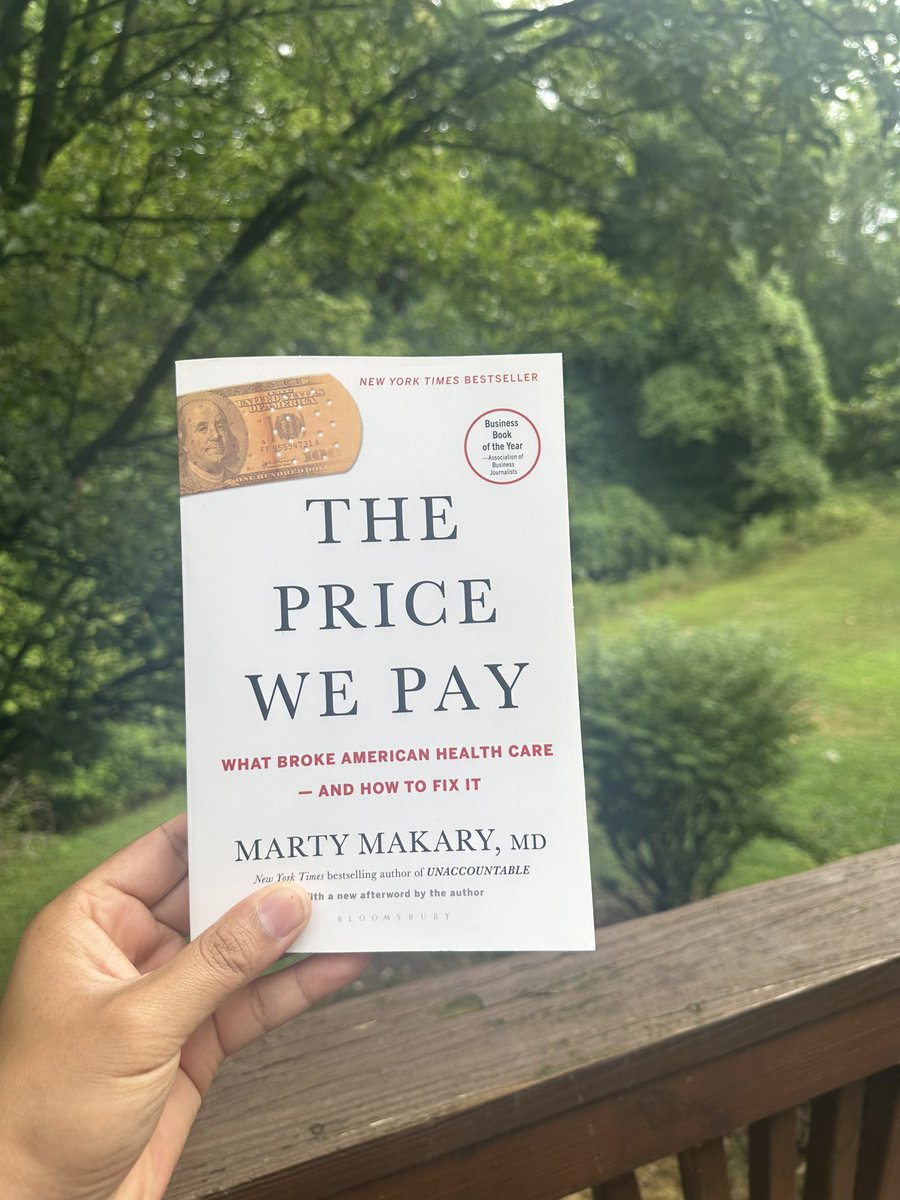 Price transparency, getting rid of middle person as much as possible or keeping them accountable, honesty in healthcare business, and physicians being part of metrics policy or policy in general are some important takeaways from this book. Excellent read. #LeadershipMatters