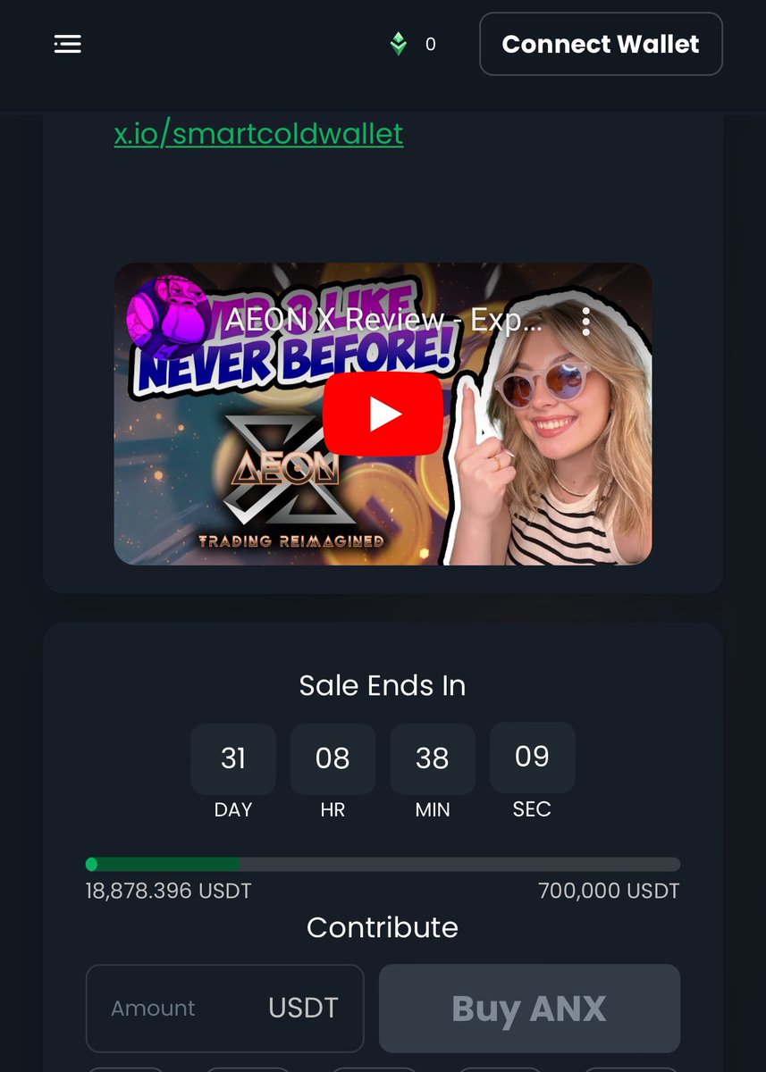 $ANX raised $18878 in less than 24 hours!

Join us in our presale ⚡️
 gempad.app/presale/0x0792…