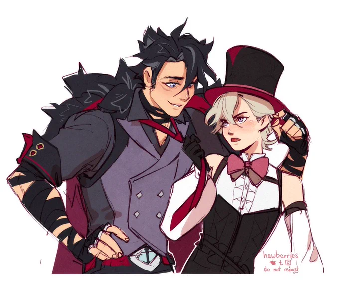 [genshin] is this that husky and his white cat something or other 