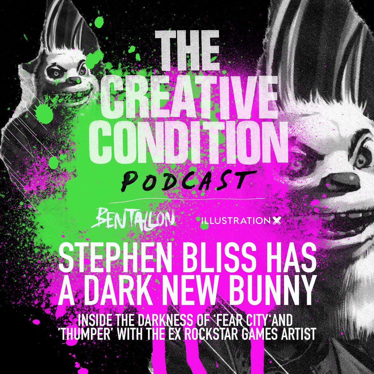 weareillustrationX (@_illustrationx) on Twitter photo Ep 236: Stephen Bliss has a dark new bunny. From Rockstar and GTA art to 'Thumper' comic via 'Fear City'
<a href="/BenTallon/">Ben Tallon</a>'s Creative Condition Podcast
Read the story: ow.ly/UxsP50STxMb
#WEAREILLUSTRATIONX #StephenBliss #creativity #creativeconditionpodcast #bentallon Ep 236: Stephen Bliss has a dark new bunny. From Rockstar and GTA art to 'Thumper' comic via 'Fear City'
<a href="/BenTallon/">Ben Tallon</a>'s Creative Condition Podcast
Read the story: ow.ly/UxsP50STxMb
#WEAREILLUSTRATIONX #StephenBliss #creativity #creativeconditionpodcast #bentallon