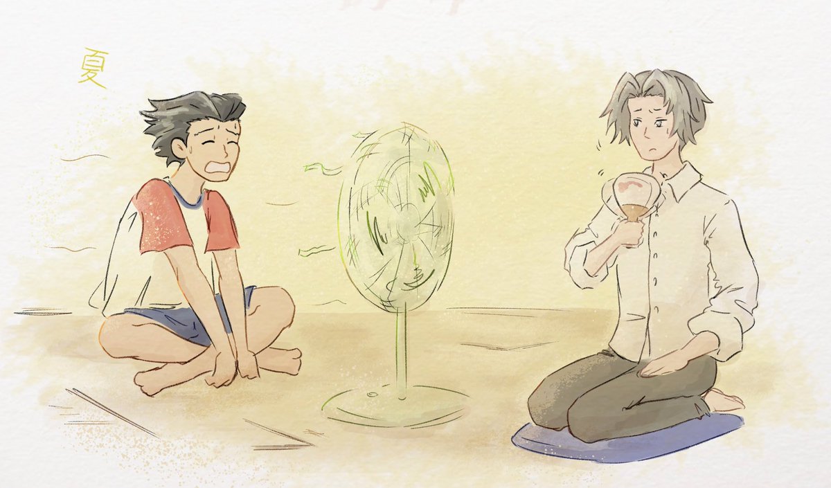 jas_muser's tweet photo. seasons 🍂❄️🍃🌸
#aceattorney #narumitsu #nrmt #ナルミツ https://t.co/NFglo2S0lo